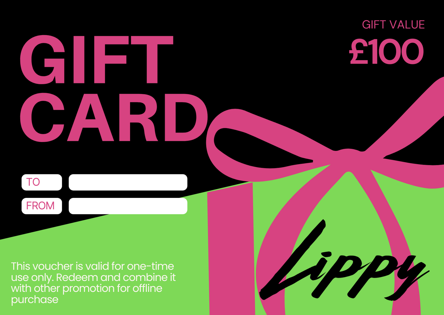 Lippy Gift Cards.