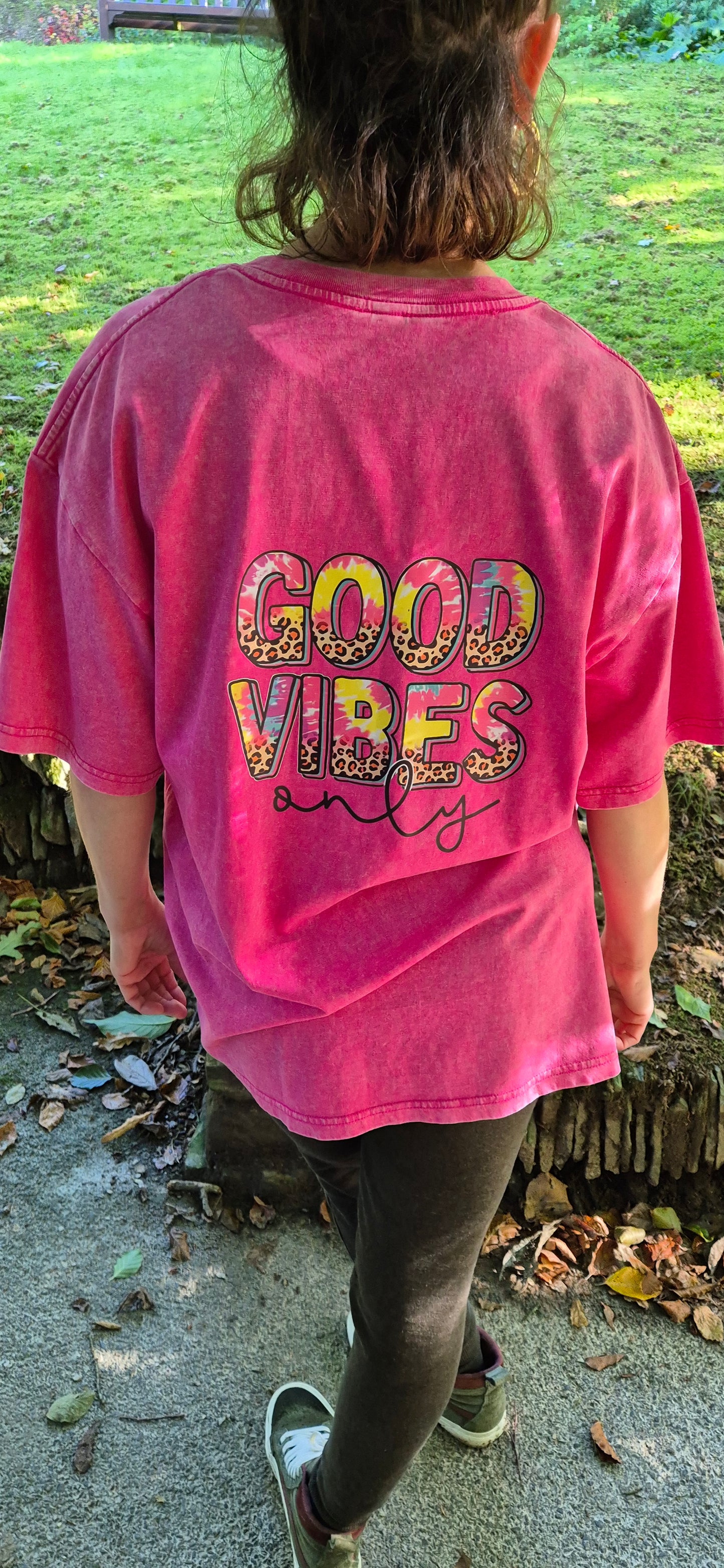 'Good Vibes' Adults Oversize T-Shirt