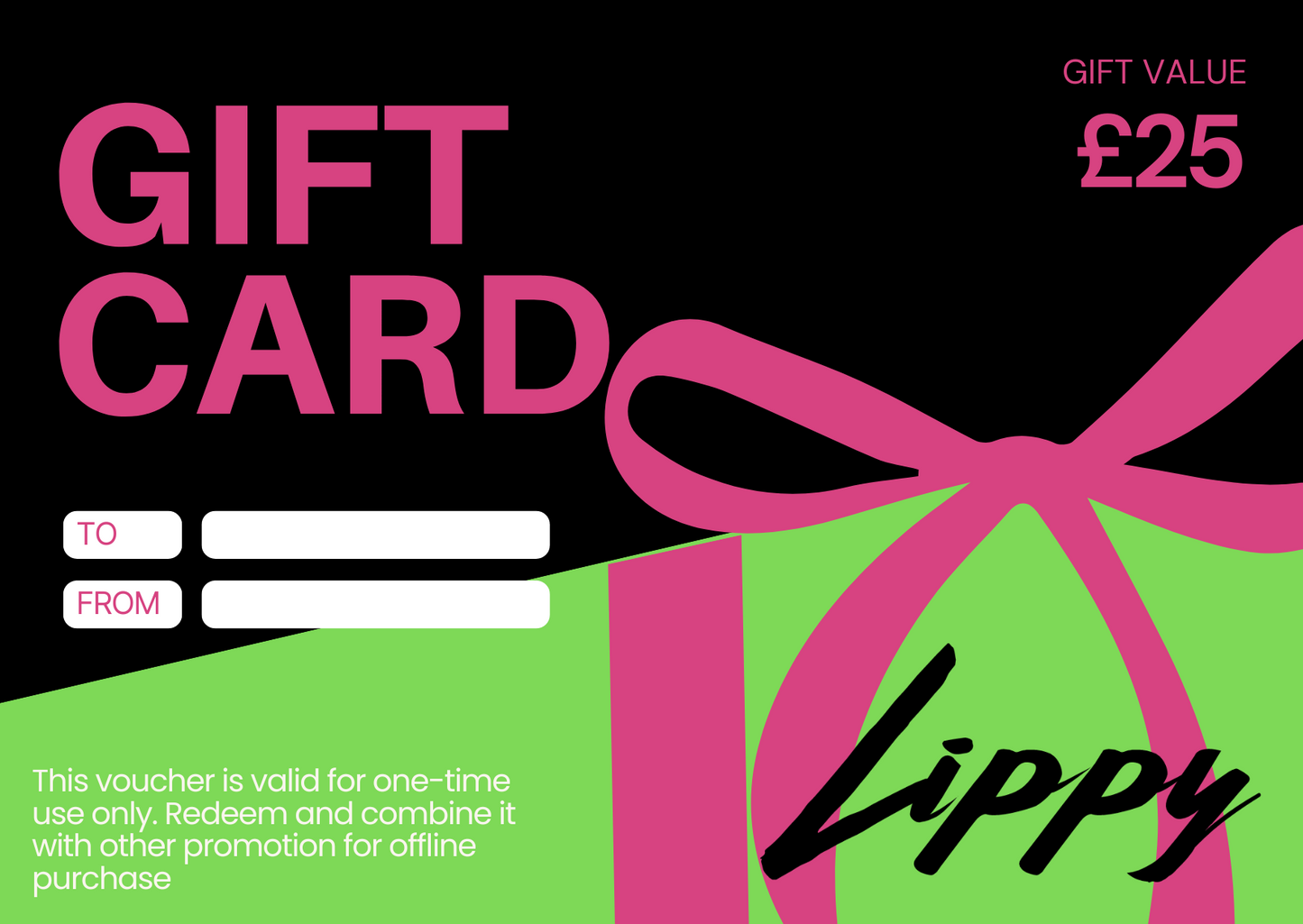 Lippy Gift Cards.