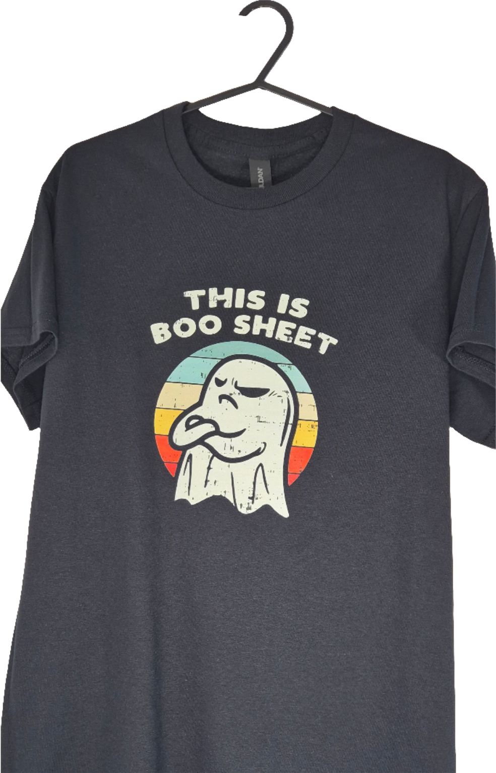 'BOO SHEET' Adult Halloween T-Shirt