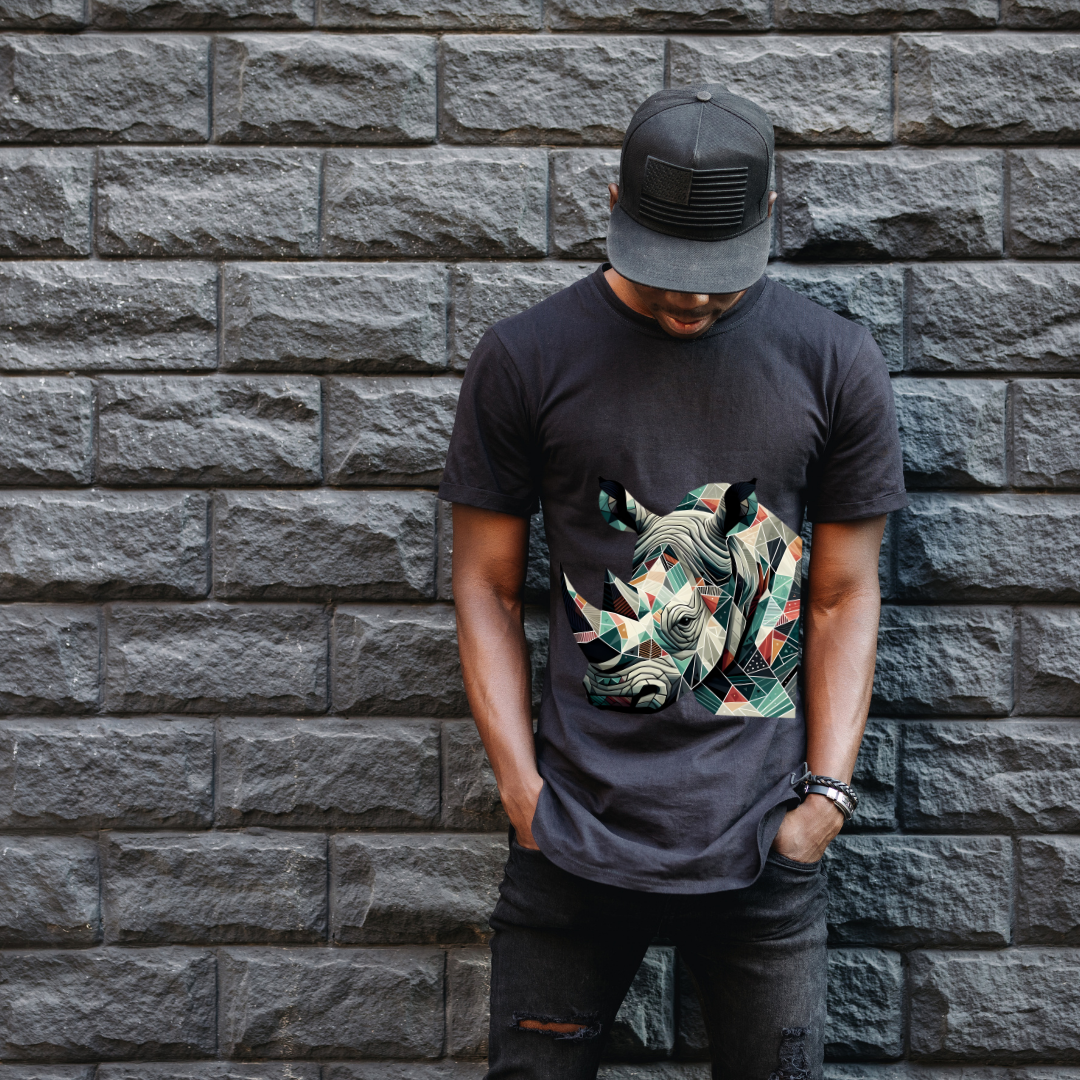 Our Geo Rhino Tee
