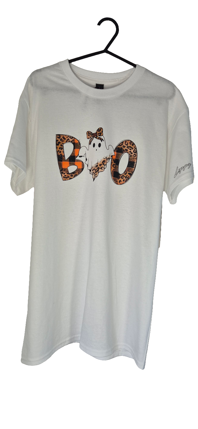 'Cute BOO' Adult Halloween T-Shirt