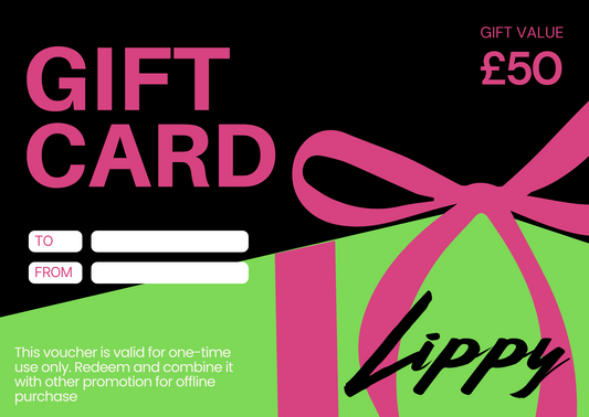 Lippy Gift Cards.